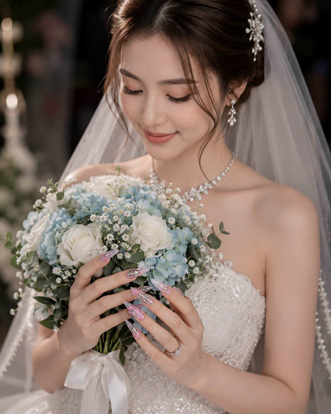 Blushing Bride | Magic Press-On Nails