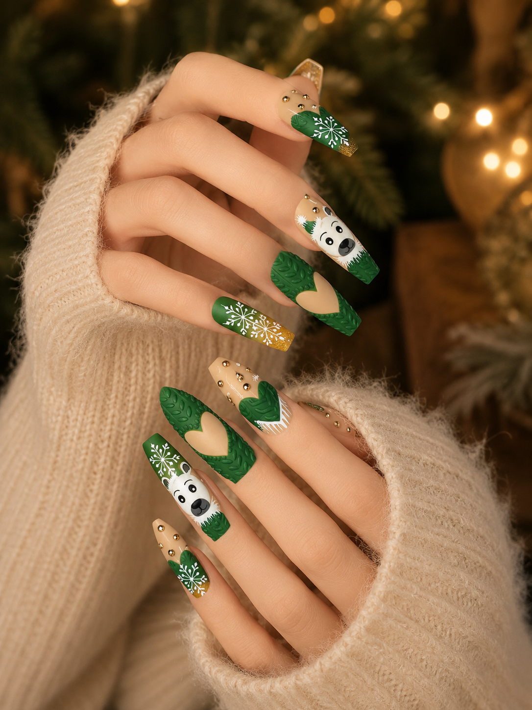 Golden Honeybee | Magic Press-On Nails