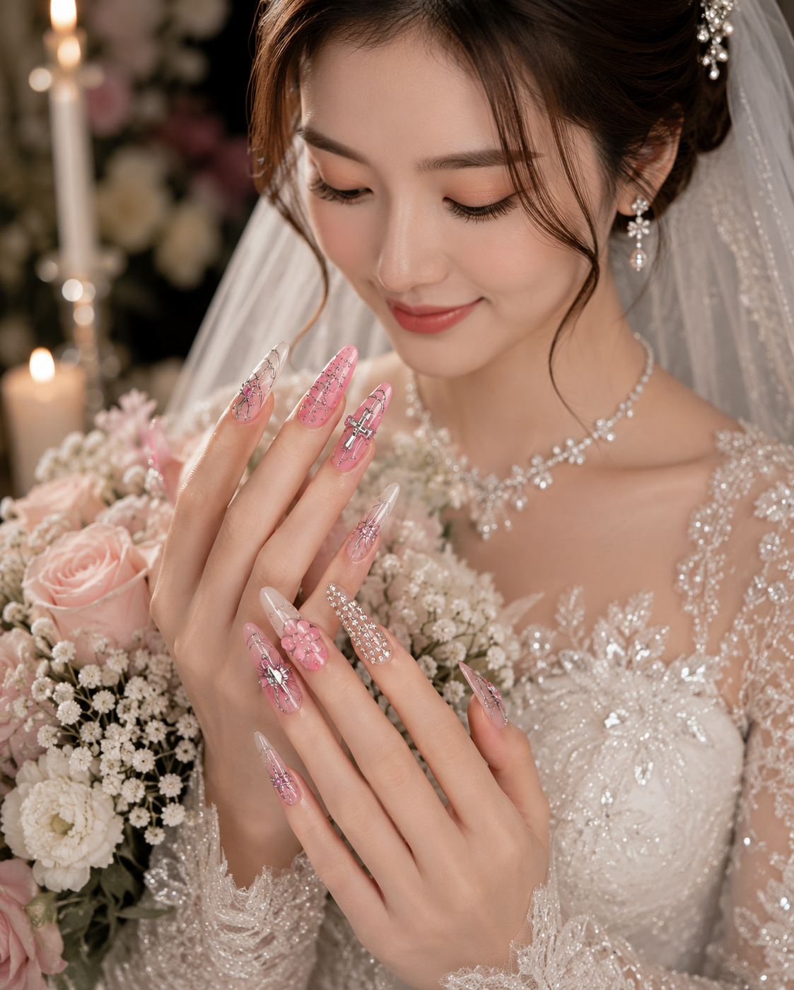 Blushing Bride | Magic Press-On Nails