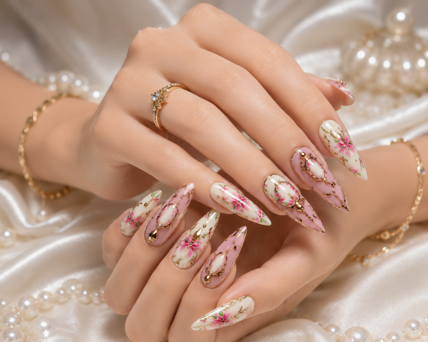 Golden Leopard Luxe | Magic Press-On Nails