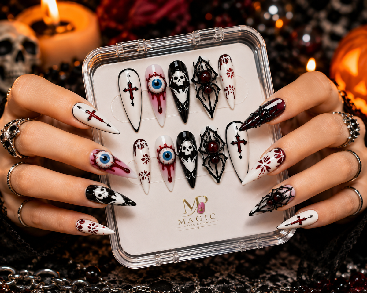 Magic Press-On Nail Halloween Collection
