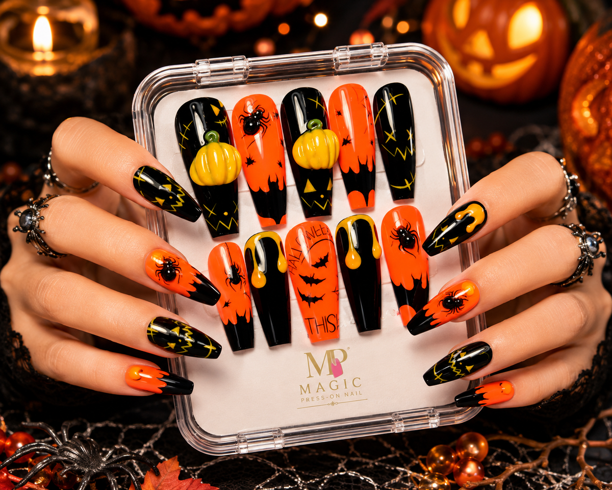 Magic Press-On Nail Halloween Collection