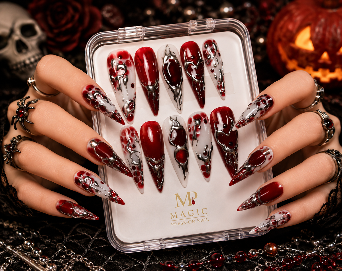 Magic Press-On Nail Halloween Collection