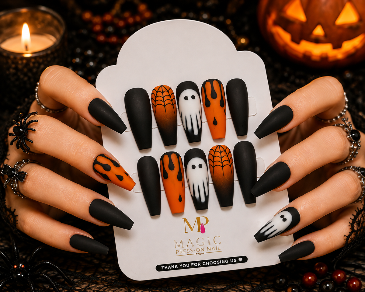 Magic Press-On Nail Halloween Collection
