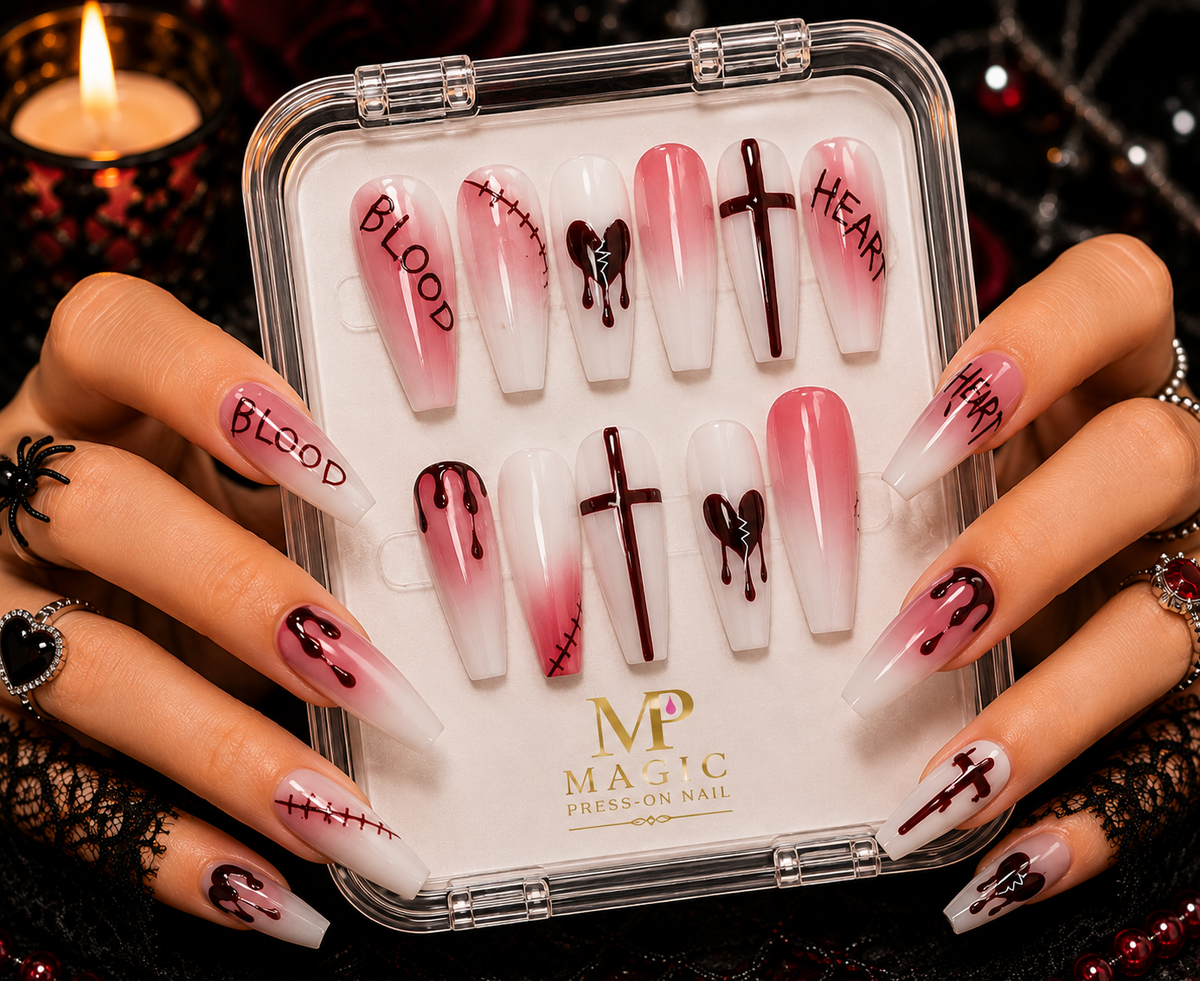 Magic Press-On Nail Halloween Collection