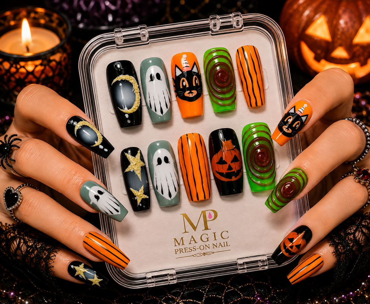 Magic Press-On Nail Halloween Collection