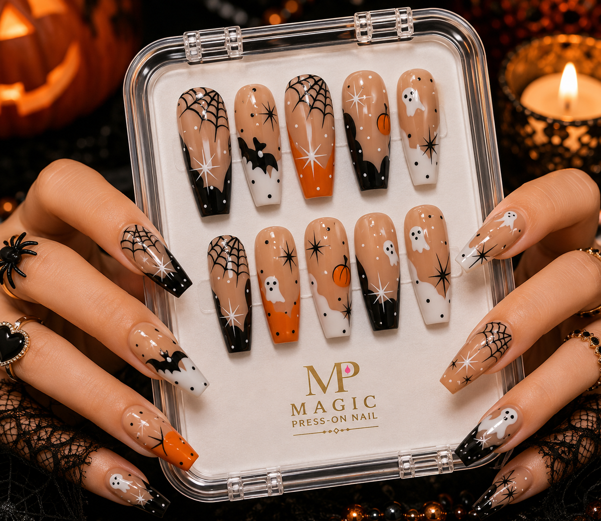 Magic Press-On Nail Halloween Collection