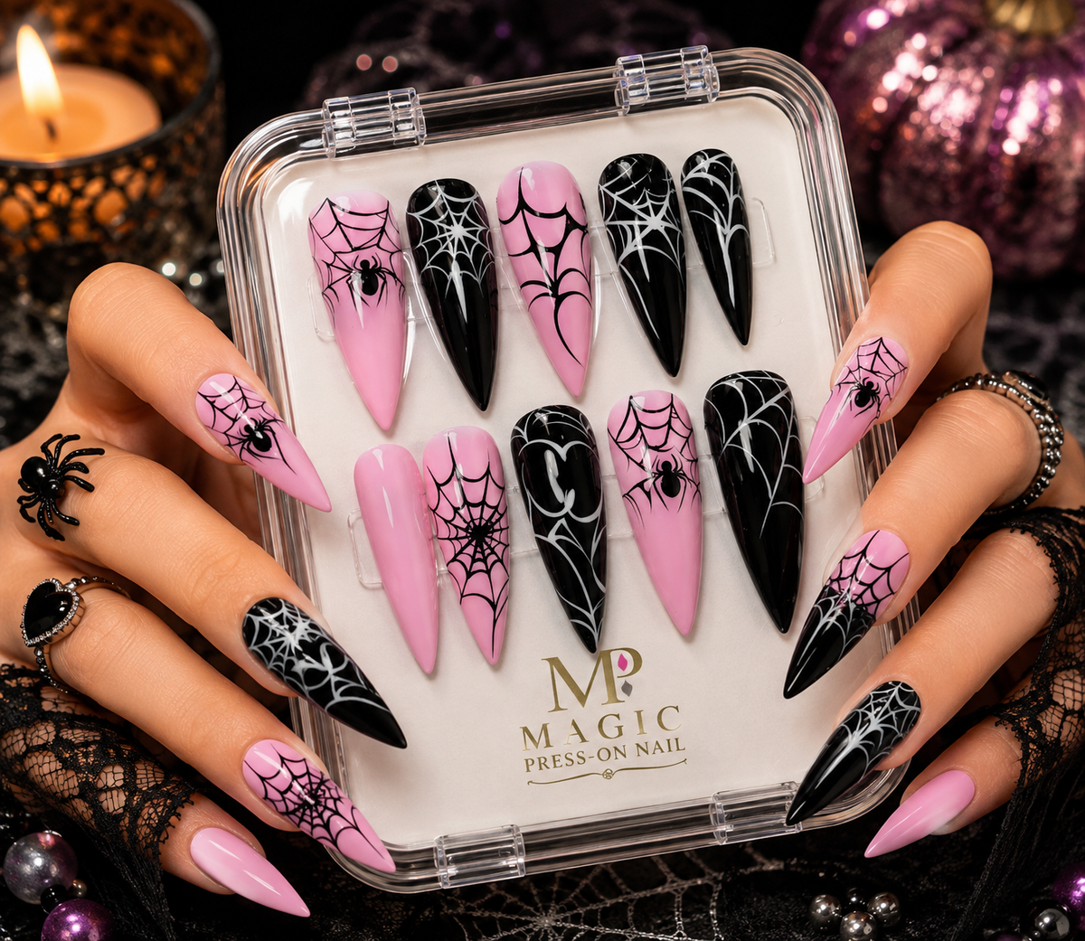 Magic Press-On Nail Halloween Collection