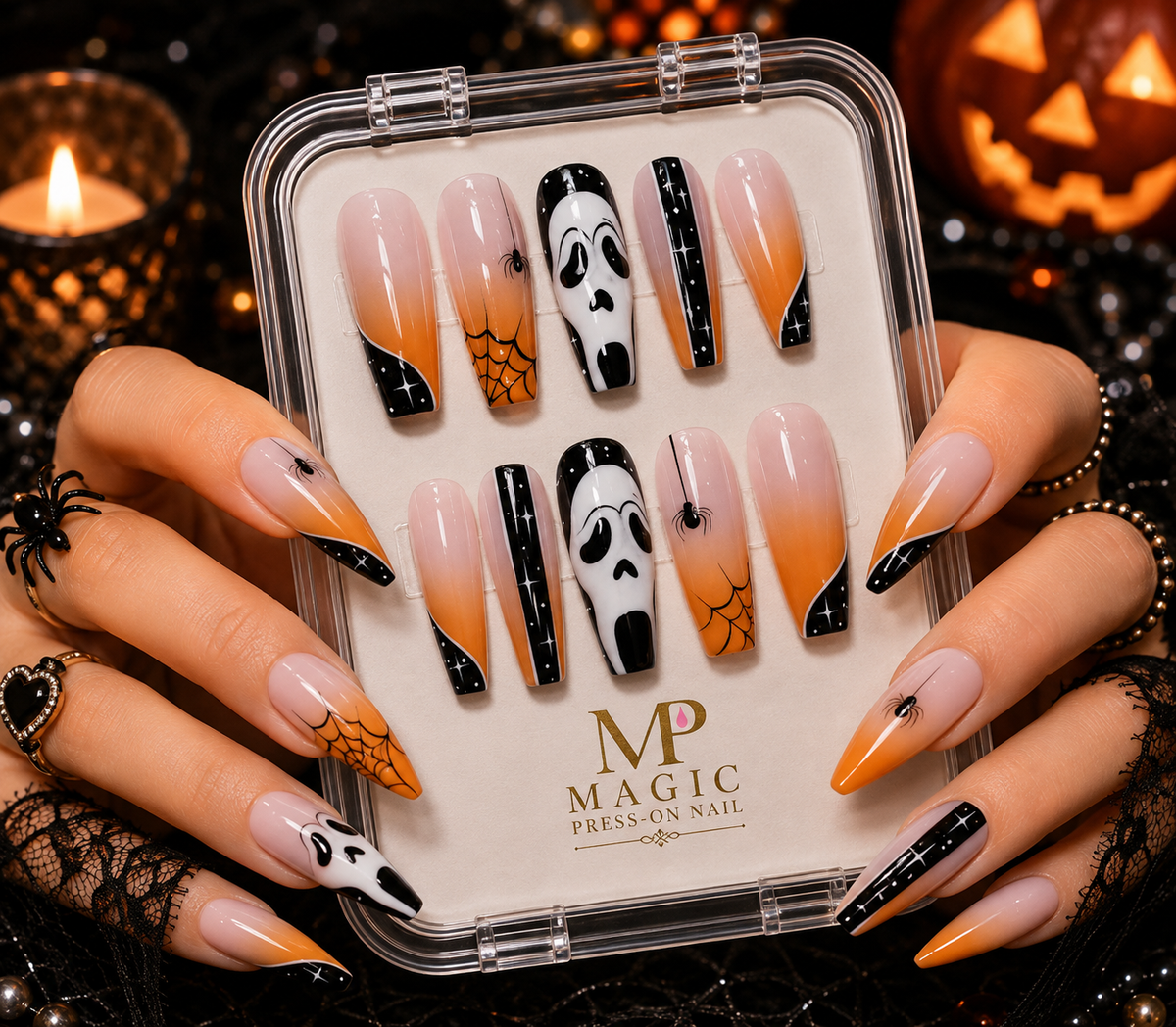 Magic Press-On Nail Halloween Collection