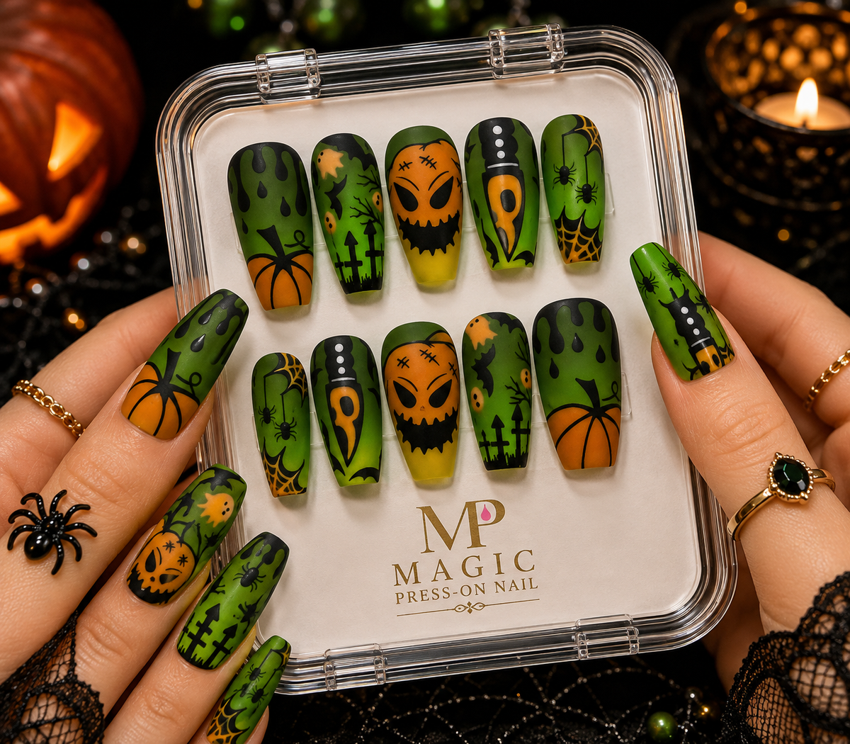 Magic Press-On Nail Halloween Collection