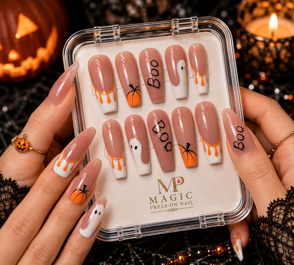 Magic Press-On Nail Halloween Collection