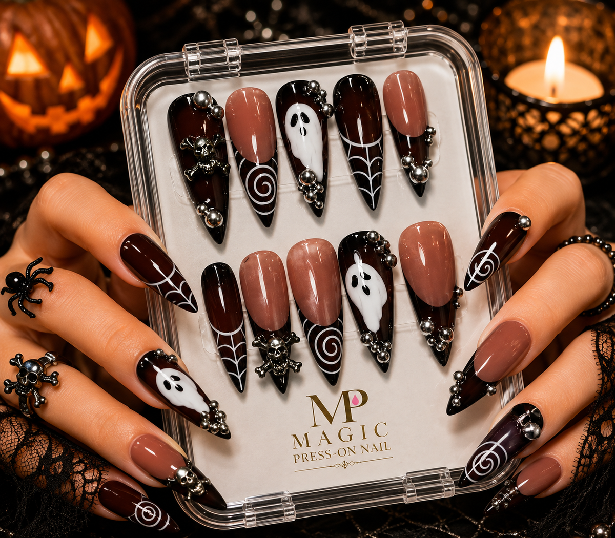 Magic Press-On Nail Halloween Collection