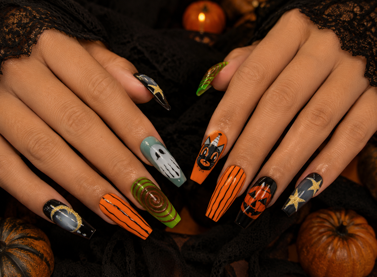Magic Press-On Nail Halloween Collection