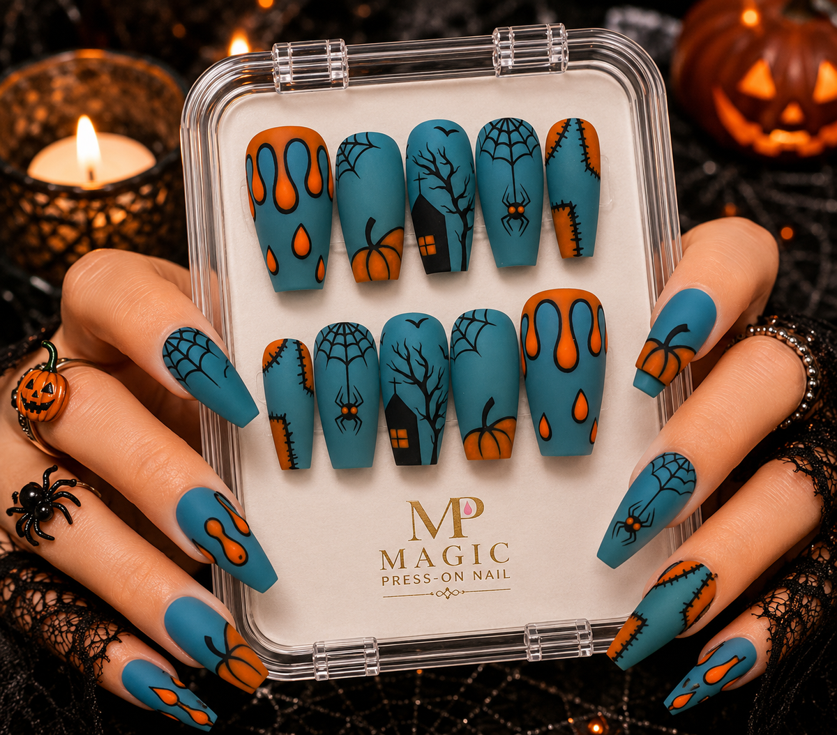 Magic Press-On Nail Halloween Collection