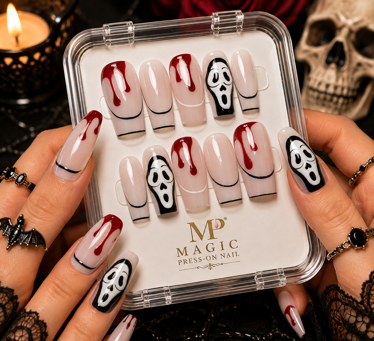 Magic Press-On Nail Halloween Collection